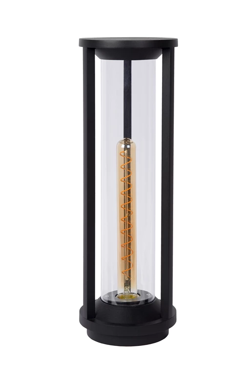 Lucide CADIX - Pollerleuchte - Ø 16 cm - 1xE27 - IP65 - Schwarz - ausgeschaltet